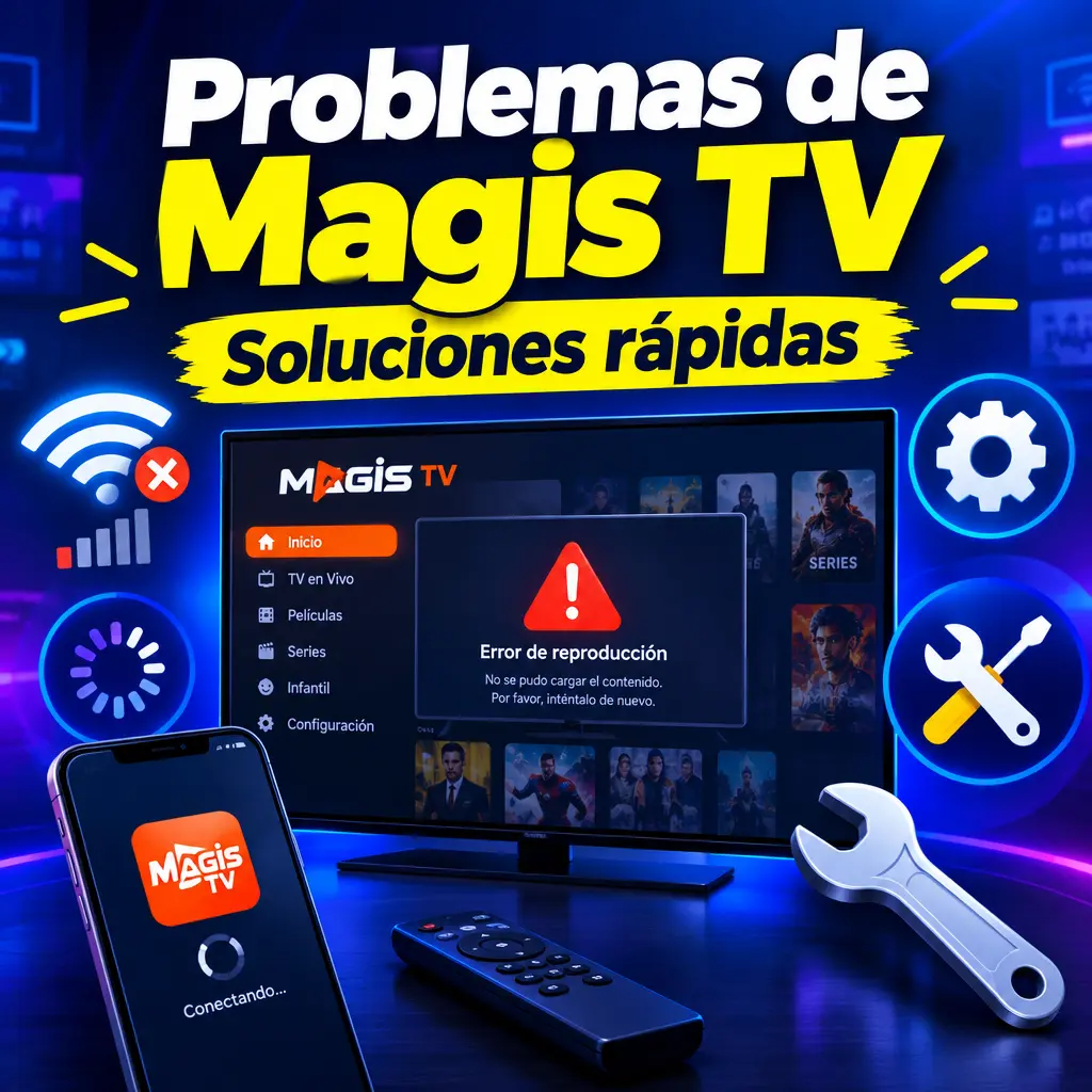 Problemas comunes de Magis TV y cómo solucionarlos